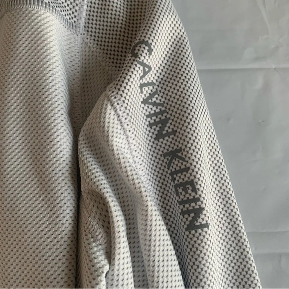🌟HOST PICK🌟Mens Calvin Klein Performance white &  grey lightweight sweater XXL - Picture 9 of 12